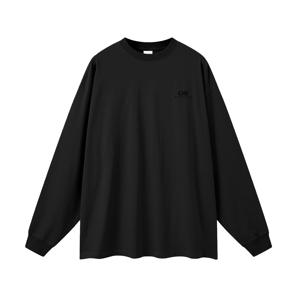 Black Oltre Studios Long sleeve shirt, black logo