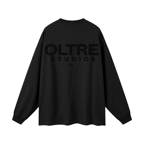 Black Oltre Studios Long sleeve shirt, black logo