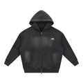 Black Oltre Sunfade Zip- Up